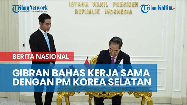 Baru Dilantik Jadi Wapres, Gibran Bahas Kerja Sama dengan PM Korea Selatan