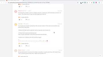 SOUNDCLOUD Sorry, something went wrong what to do?