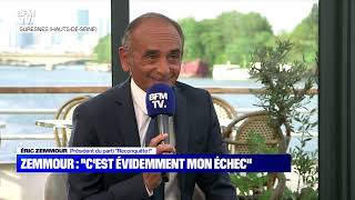 Éric Zemmour: Sa défaite, son avenir… Le président de Reconquête ! répond à Bruce Toussaint