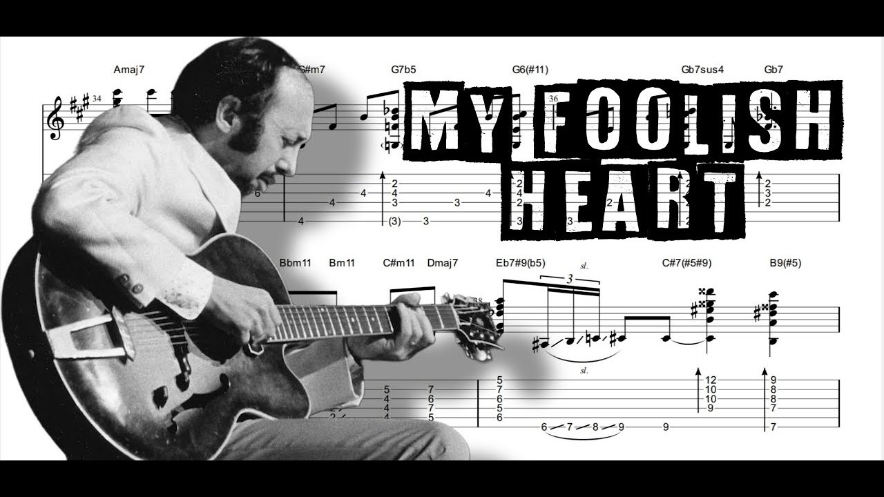 My Foolish Heart | Barney Kessel [Jazz Guitar Transcription]