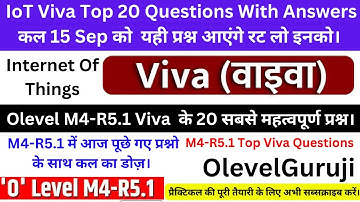 O Level M4R5.1 VIVA QUESTIONS ANSWERS For 8 Feb To 15 Feb 2025 Exam  | o level m4r5 practical viva