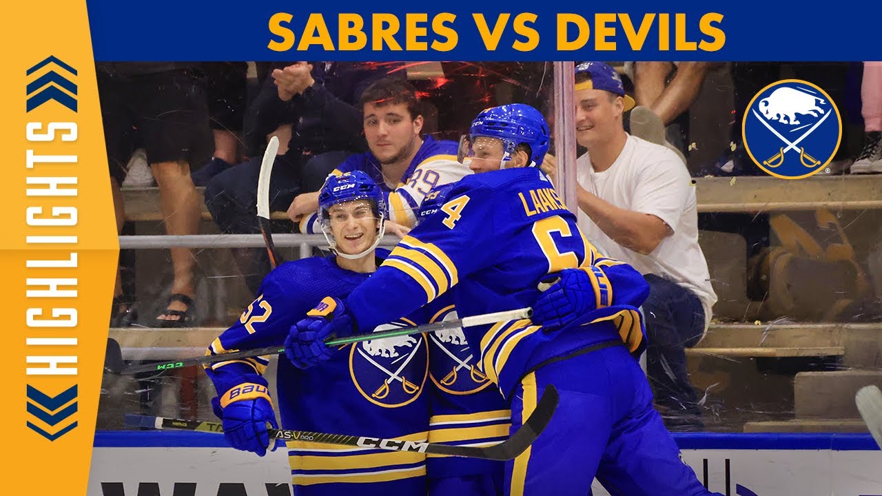 Buffalo Sabres Top New Jersey Devils 74 In Prospects Challenge YouTube