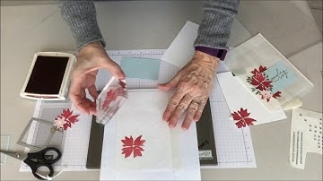 Creating a rectangle using the square Stitched Shapes Framelits Die.