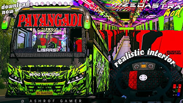 New PAYANGADI ZEDASTRA BELLY DICKY MOD For Bussid😍New Bus Mod For Bussid #bussidmod