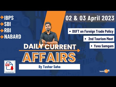 2 & 3 April 2023 Current Affairs in Hindi & English | Most Imp Current Affairs 2023 | Tushar Sir