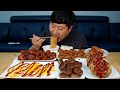 야채튀김부터 떡갈비, 미니돈까스, 닭강정까지 추억의 냉동 세트 먹방!! (Various Frozen foods) 요리&먹방!! - Mukbang eating show