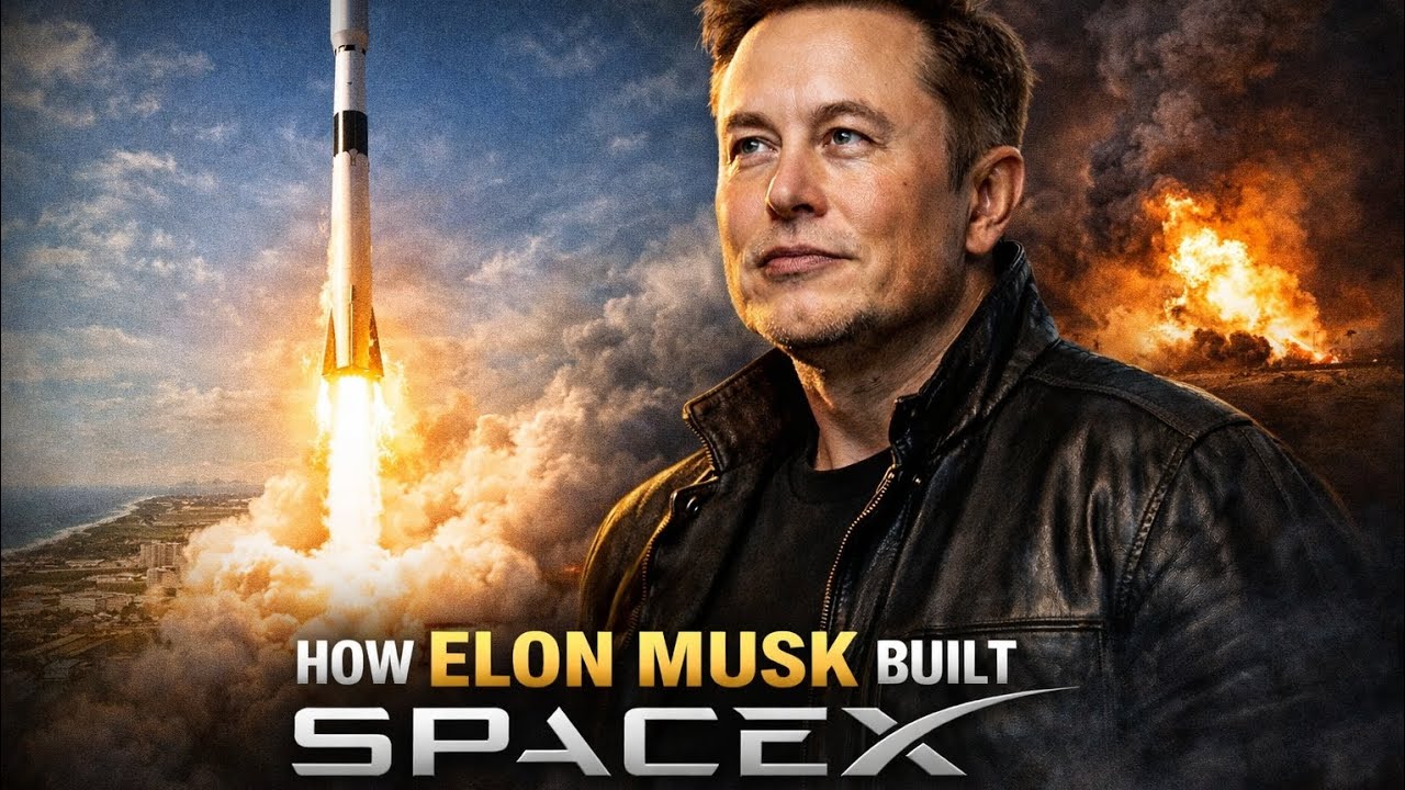 “How Elon Musk Built SpaceX: The Story of Failure, Risk & Success”