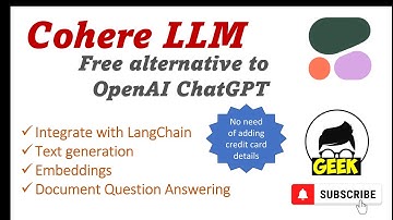Cohere LLM - Free alternative to OpenAI