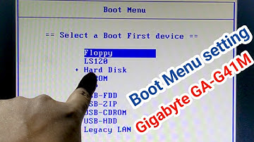 Boot Menu Setting on Gigabyte GA-G41M Motherboard in Bangla