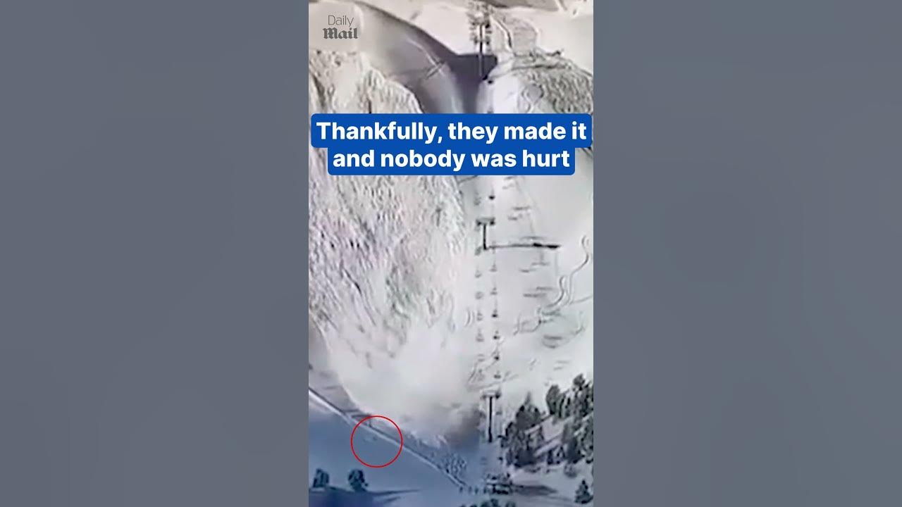 Skiers trigger massive avalanche
