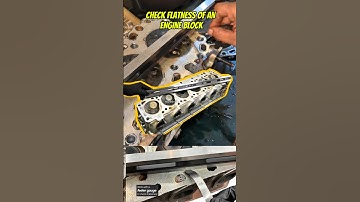 Check Flatness Of an Engine Block#shorts#shortsfeed#share#automobile#india