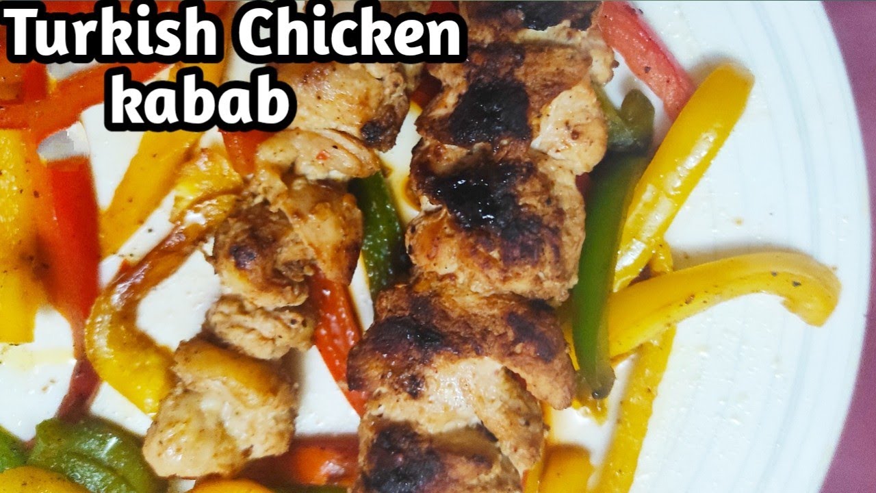 Turkish Chicken Kebab without grill &oven Chicken ShishTao Kebab