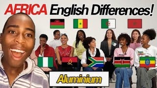 American Was Shocked By English Accent Differences Between USA VS 9 African Countries!!