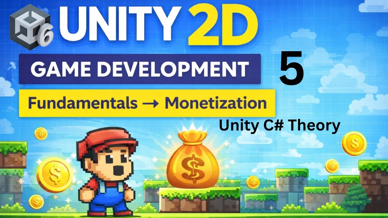 Unity 2D Game Development Course for beginners: Unity C# Theory P5