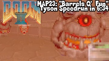 Doom 2 MAP23: "Barrels O
