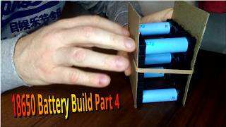 New 18650 Battery Build, Part 4. Ideas and initial design.