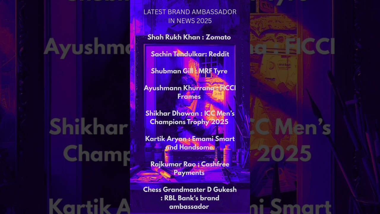 LATEST BRAND AMBASSADORS in News 2025 