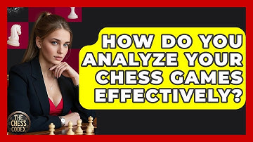How Do You Analyze Your Chess Games Effectively? - The Chess Codex