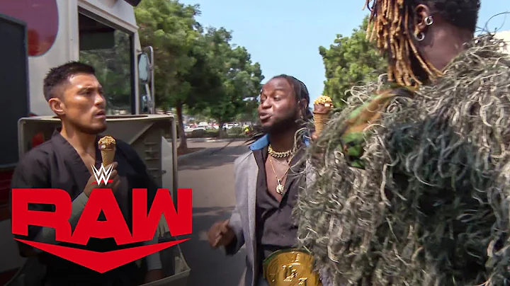 Reggie uses ice cream to evade R-Truth and Akira T...