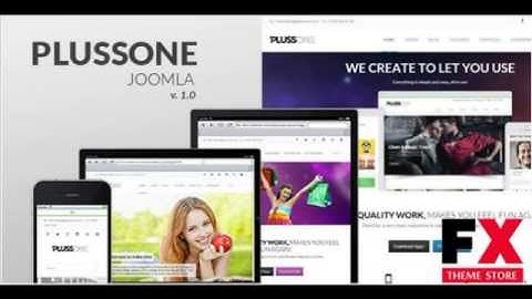Preview Plussone - Responsive Joomla Business Template TFore