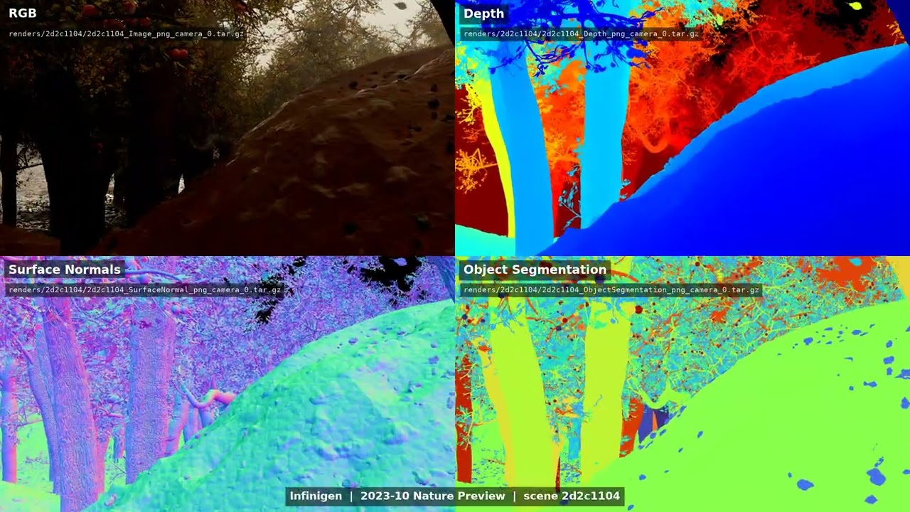 2023-10 Infinigen Nature Preview Datarelease
