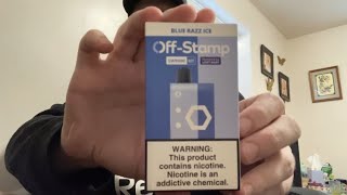 OFF STAMP SW 9000 (powered by lostmary) BLUE RAZZ ICE REVIEW!