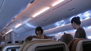 It was a comfortable day-flight and interesting to see that there were
some changes from previous flights with the sq a380 just two years
ago. (19 feb...