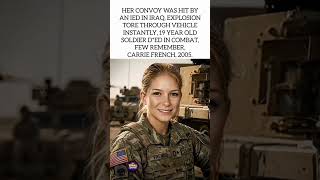 She was only 19. Her convoy was hit by an IED in Iraq, 2005. Most have forgotten. #19YearsOld