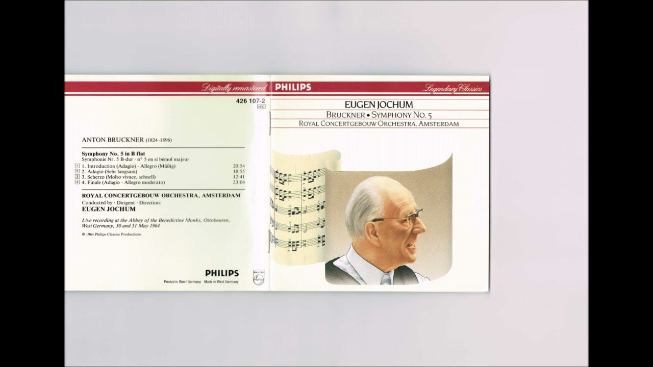 Bruckner - Symphony No.5 Jochum Concertgebouw - YouTube