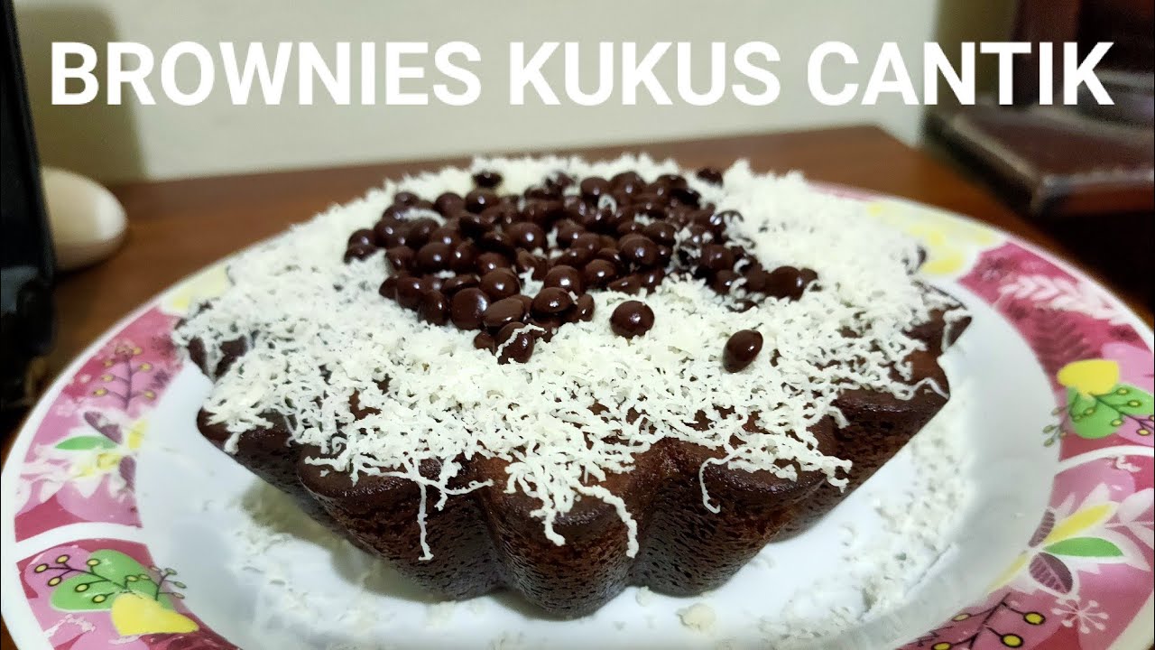 Resep Cara membuat brownies kukus enak lembut cantik bahan ekonomis