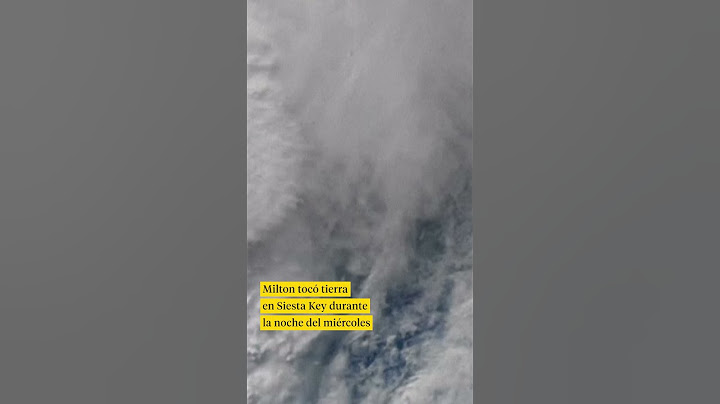 Así se ha visto el huracán 'Milton' desde el espacio