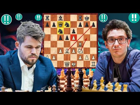 Perfect Chess Game : 27 By Magnus Carlsen vs Fabiano Caruana - YouTube