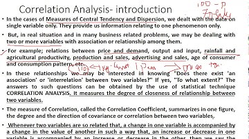 sem 3 bcom - QABD 2 - Correlation &  regression analysis - class 1