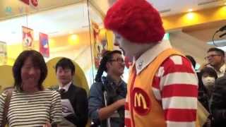 マックと妖怪ウォッチのコラボイベントにドナルドとジバニャンが登壇