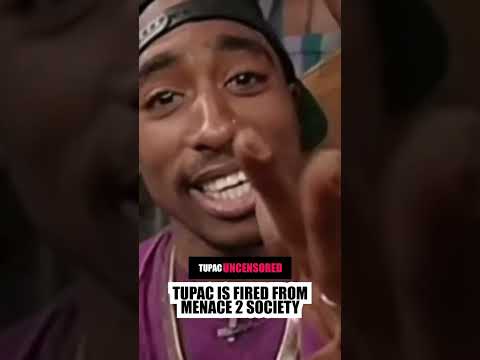 Tupac Fired From Menace 2 Society By Allen Hughes #shorts