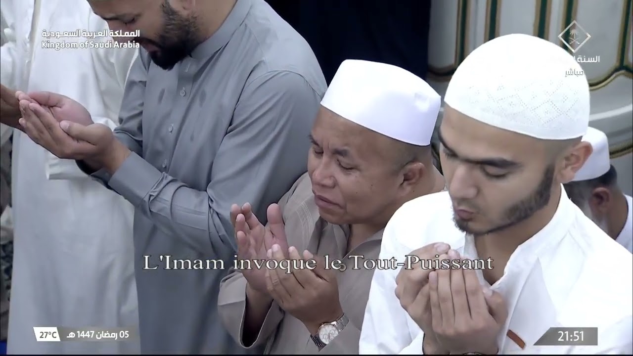 الشفع و الوتر مع دعاء القنوت للشيخ صلاح البدير ليلة 6 رمضان 1447هـ