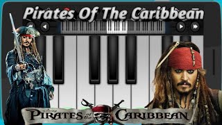 Pirates Of The Caribbean Theme On Piano || Jack Sparrow Song || Walk Band Piano Tutorial