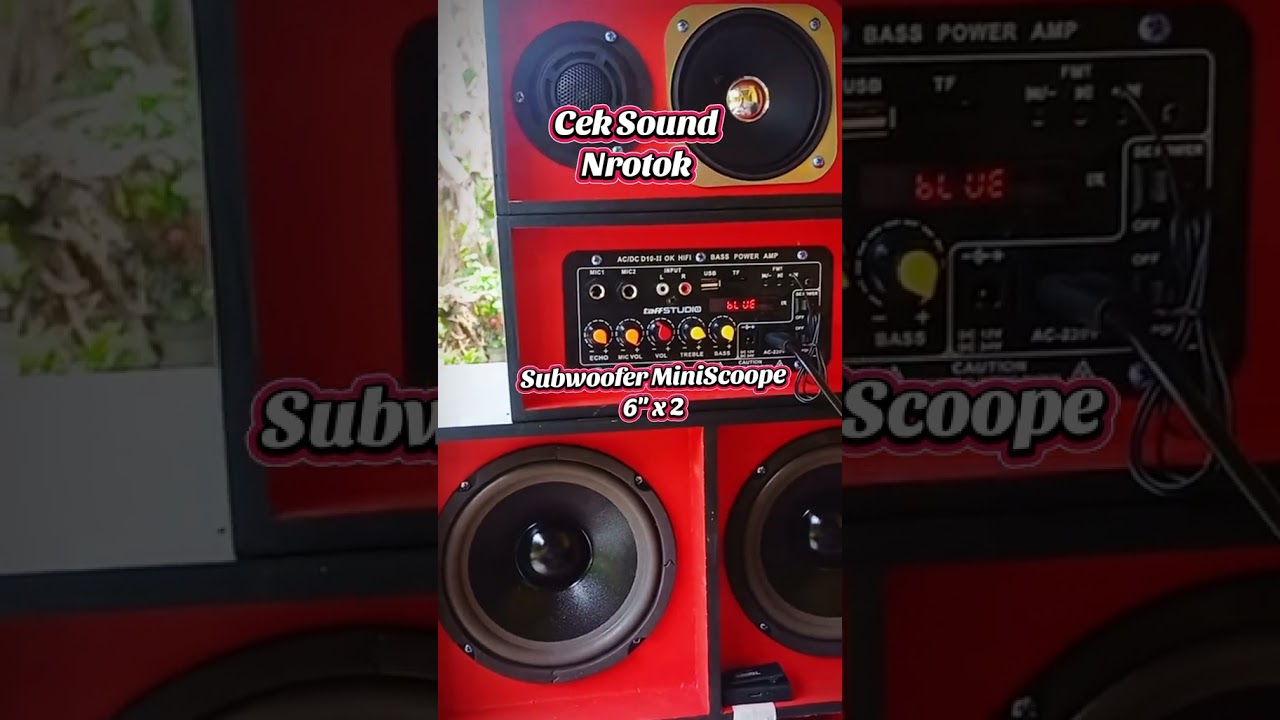 Watch 🔥 Mini Tapi Gahar! Subwoofer 6 Inch Ini Bikin Meja Bergetar 😳🔊 #soundsystem #miniatursoundsystem on YouTube Watch 🔥 Mini Tapi Gahar! Subwoofer 6 Inch Ini Bikin Meja Bergetar 😳🔊 #soundsystem #miniatursoundsystem on YouTube