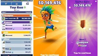 Scoring Over 50 MILLION POINTS In Subway Surfers!!!