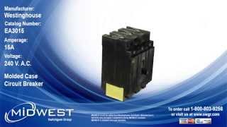 Westinghouse EA3015 Circuit Breaker - For Sale