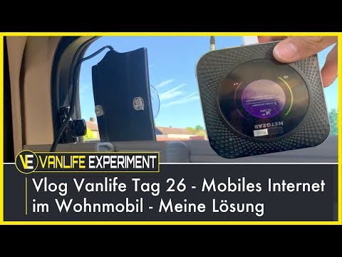 Vlog Vanlife Tag 26 - Mobiles Internet im Wohnmobil: Meine Lösung
