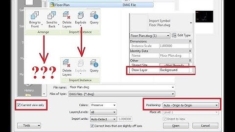 Interesting Facts - Link/Import CAD-Revit