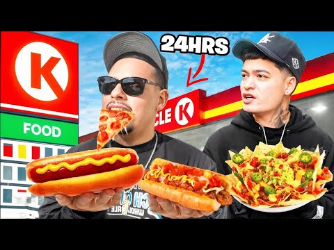 I ATE GAS STATION FOOD FOR 24 HOURS! ( GONE WRONG...)