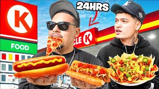 I ATE GAS STATION FOOD FOR 24 HOURS! ( GONE WRONG...)