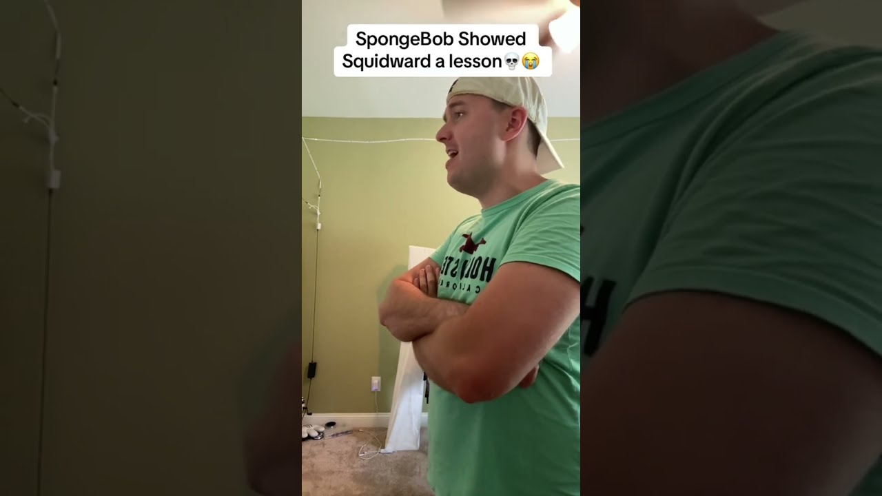 Squidward Screaming For His Life Youtubeshorts Comedy Spongebob Funny