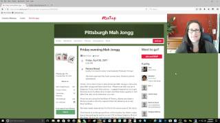 How to find and join a mahjong Meetup