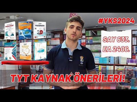 YKS 2024 Seviye Seviye TYT Kaynak Önerileri! (Tüm Dersler, En İyiler) | #yks #yks2024