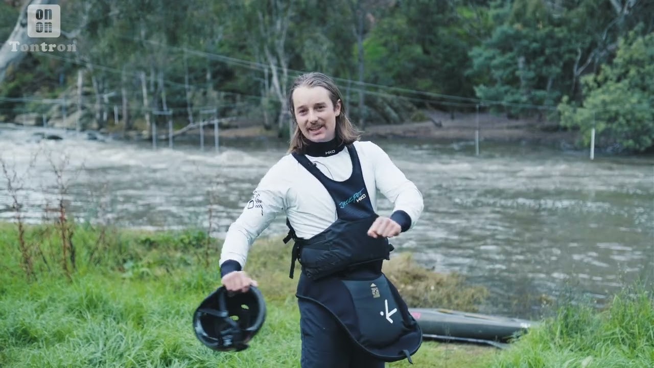 Tontron watersports helmet for kayaking,rafting,SUP,surfing and canyoning.