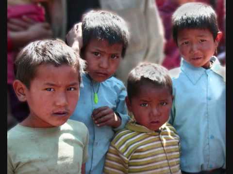 Nepali children's protest.