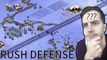 C&C Red Alert 2 Pro Plays: INTENSE Rush Defense (I